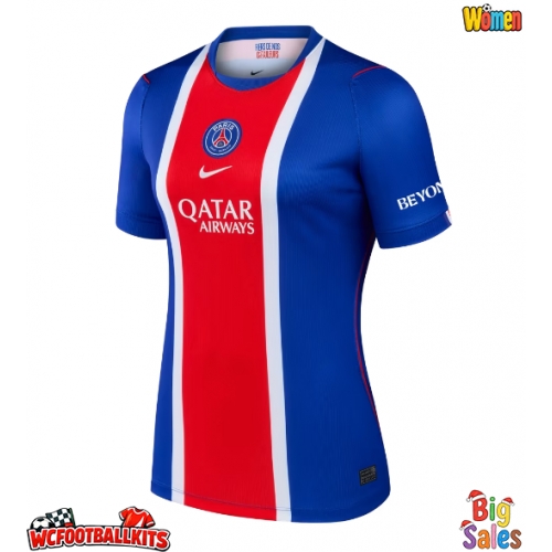 Paris Saint-Germain Maghnes Akliouche #11 Replica Home Stadium Shirt for Women 2026-27 Short Sleeve